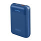 Външна батерия 10 000 mAh, USB, USB-C PowerDelivery 20W, Синьо, Blue, SBS