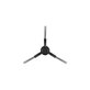 Странична четка за Xiaomi Mi Robot Vacuum Mop Pro, 2S, Viomi V2 Pro, V3, SE, черен, Black