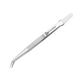 Професионална пинсета от неръждаема стомана с извит връх (162mm)