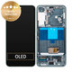 дисплей за Samsung S22 S901B, Тъчскрийн и рамка, GH82-27520C, GH82-27521C, Green, Genuine Service Pack