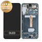 дисплей за Samsung S22 Plus S906B, Тъчскрийн и рамка, GH82-27500C, GH82-27501C, Green, Genuine Service Pack