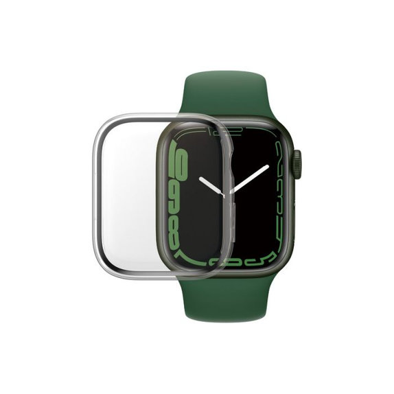 Закалено стъкло Full Body AB за Apple Watch 7, 8 и 9 41mm, Прозрачен, Transparent, PanzerGlass