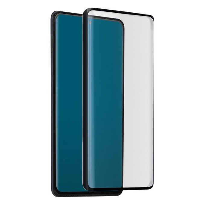 4D закалено стъкло с пълно покритие за Xiaomi 12 Pro, Черно, Black, SBS