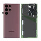 Капак на батерията за Samsung S22 Ultra S908B, GH82-27457B, Burgundy, Genuine Service Pack