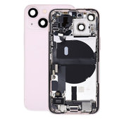 Заден калъф със малки части за iPhone 13 Mini, Розово, Pink