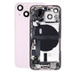 Заден калъф със малки части за iPhone 13 Mini, Розово, Pink