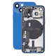 Заден калъф със малки части за iPhone 13 Mini, син, Blue