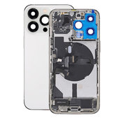 Заден калъф със малки части за iPhone 13 Pro, Сребро, Silver