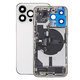 Заден калъф със малки части за iPhone 13 Pro, Сребро, Silver