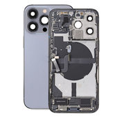 Заден калъф със малки части за iPhone 13 Pro, син, Blue