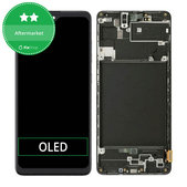 дисплей OLED за Samsung A71 A715F, Тъчскрийн и рамка, Small Size Panel