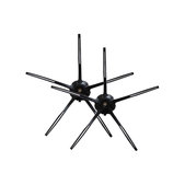 Странична четка за Xiaomi Roborock S4, S5 Max, S6, S6 MaxV, S6 Pure, S7, S7+, S7 MaxV, S7 Pro Ultra, Q7, Q7+, Q7 Max, Q7 Max+, T7S Plus, E4, E5, T4, T6, Xiaowa E3, черен, Black, 2бр.