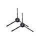 Странична четка за Xiaomi Mi Robot Vacuum Mop 1S, 2 Lite, 2 Pro, Roborock S5, S7 MaxV Ultra, S8, S8+, S8 Pro Ultra, Xiaowa E2, Lite C10, черен, Black, 2бр.