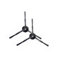 Странична четка за Xiaomi Mi Robot Vacuum Mop 1S, 2 Lite, 2 Pro, Roborock S5, S7 MaxV Ultra, S8, S8+, S8 Pro Ultra, Xiaowa E2, Lite C10, черен, Black, 2бр.