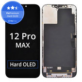 Дисплей Hard OLED за iPhone 12 Pro Max, Тъчскрийн с рамка, FixPremium