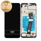 дисплей за Samsung A03 A035G, Тъчскрийн и рамка, TFT, GH81-21626A, черен, Black, Genuine Service Pack