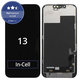 Дисплей In-Cell FHD за iPhone 13, Тъчскрийн с рамка, FixPremium