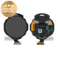 дисплей за Samsung Galaxy Watch 4 Classic 46mm R895, тъчскрийн, рамка, черен, Black, GH96-14426A, Genuine Service Pack