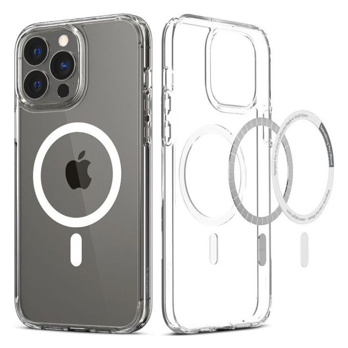 Калъф Ultra Hybrid с MagSafe за iPhone 13 Pro Max, Бял, White