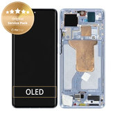 дисплей за Xiaomi 12, 12X, Тъчскрийн и рамка, TFT, 5600040L3A00, Blue, Genuine Service Pack