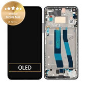 дисплей за Xiaomi 11 Lite 5G NE 2109119DG 2107119DC, Тъчскрийн и рамка, TFT, 5600030K9D00, Truffle Black, Genuine Service Pack