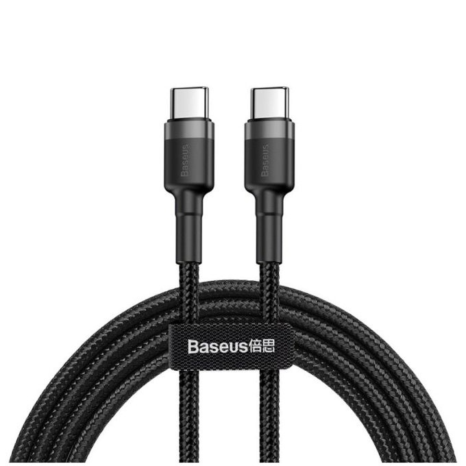 USB-C / USB-C кабел, 2m, Черно, Black, Baseus