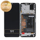 дисплей за Xiaomi 11 Lite 5G NE 2109119DG 2107119DC, Тъчскрийн и рамка с батерия, 56000Q0K9D00, Peach Pink, Genuine Service Pack