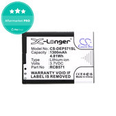 Батерия за CPA Halo 11, 1300mAh, Li-Ion, 3.7 V, RCB571, HQ