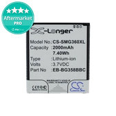 Батерия за Samsung Core Lite, EB-BG358BBC, EB-BG358BBE, 2000mAh, HQ