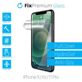 Хидрогел Anti-Spy протектор за екран за iPhone X, XS и 11 Pro, FixPremium