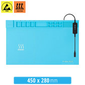 Нагревателна подложка - LCD екран сепаратор - 45 x 28 cm, Refox ProMat RS30