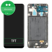 дисплей за Samsung A30 A305F, Тъчскрийн и рамка, TFT