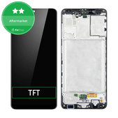 дисплей за Samsung A31 A315F, Тъчскрийн и рамка, Prism Crush Black, TFT