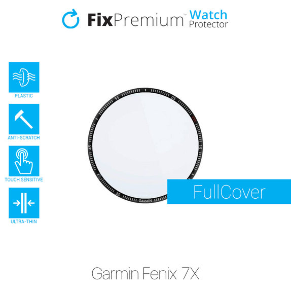 Протектор за часовник Plexiglas за Garmin Fenix 7X, FixPremium