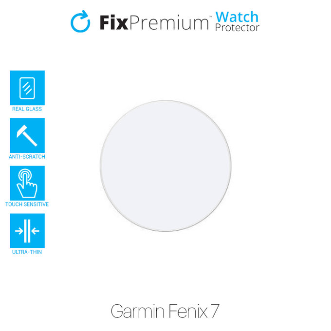 Протектор за часовник закалено стъкло за Garmin Fenix 7, FixPremium