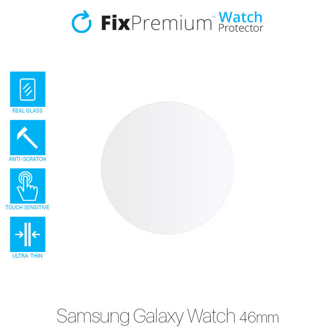 Протектор за часовник закалено стъкло за Samsung Watch 46mm, FixPremium