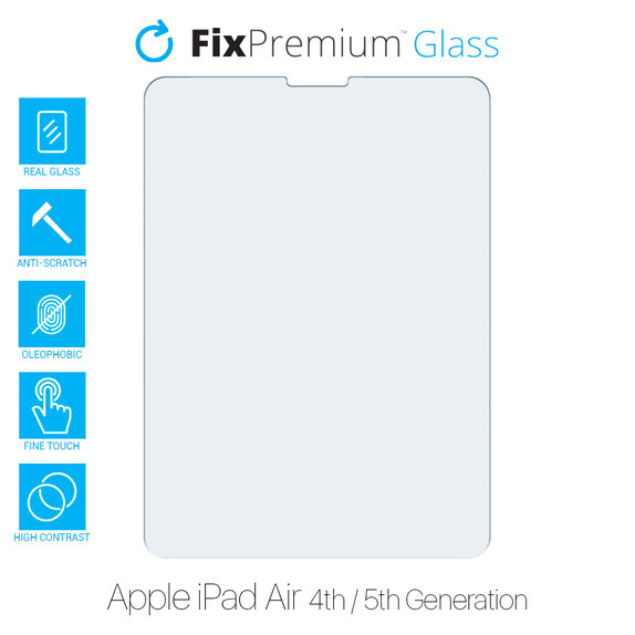 Закалено стъкло за Apple iPad Air 2020 и Air M1, FixPremium Glass