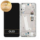 дисплей за Motorola Edge 30 XT2203, Тъчскрийн и рамка, TFT, 5D68C20586, Supermoon Silver, Genuine Service Pack