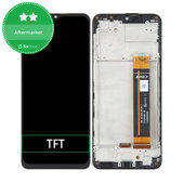 дисплей за Samsung A23 A236B, Тъчскрийн и рамка, TFT