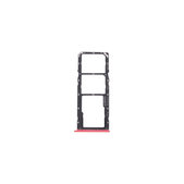 SIM държач за Realme C12 RMX2189, Coral Red