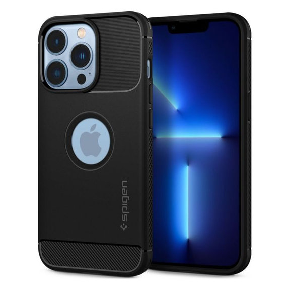 Калъф Rugged Armor за iPhone 13 Pro Max, Черно, Black