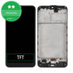 дисплей за Samsung M31 M315F, Тъчскрийн и рамка, Space Black, TFT