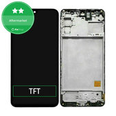 дисплей за Samsung M31s M317F, Тъчскрийн и рамка, Mirage Black, TFT