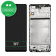 дисплей за Samsung M51 M515F, Тъчскрийн и рамка, Celestial Black, TFT