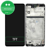 дисплей за Samsung M53 5G M536B, Тъчскрийн и рамка, черен, Black, TFT