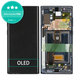 дисплей OLED за Samsung Note 10 Plus N975F, Тъчскрийн и рамка, черен, Black