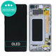 дисплей OLED за Samsung S10 Plus G975F, Тъчскрийн и рамка, Prism Black