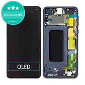 дисплей OLED за Samsung S10e G970F, Тъчскрийн и рамка, Prism Black