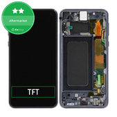 дисплей за Samsung S10e G970F, Тъчскрийн и рамка, Prism Black, TFT