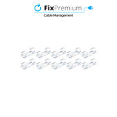 Органайзер за кабели – тръба 10mm, дължина 2m, Сив, Gray, FixPremium